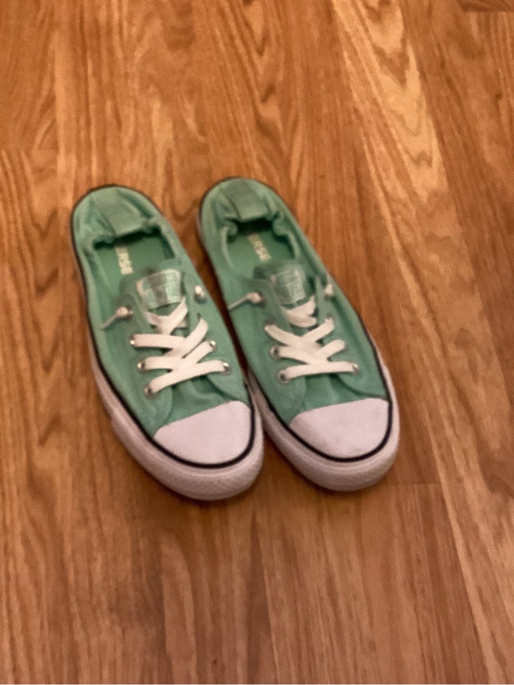 Converse Mint Green Low Top Sneakers